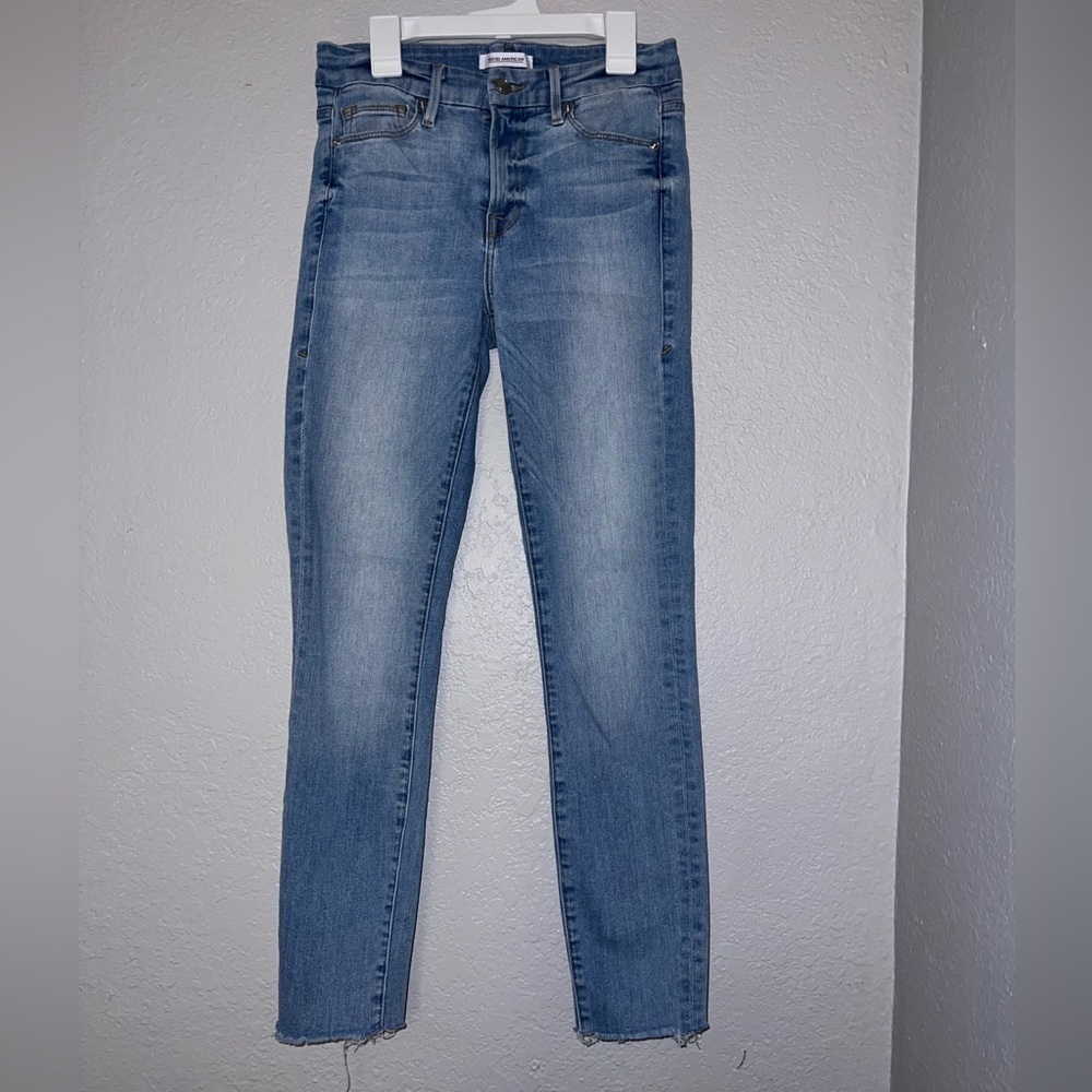Good American Good Legs Light Wash Jeans